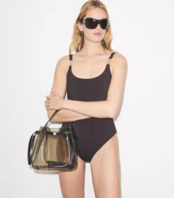 TRANSPARENTE ROMY BUCKET BAG