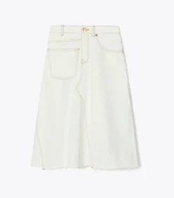 UNSTRUKTURIERTER JEANSROCK