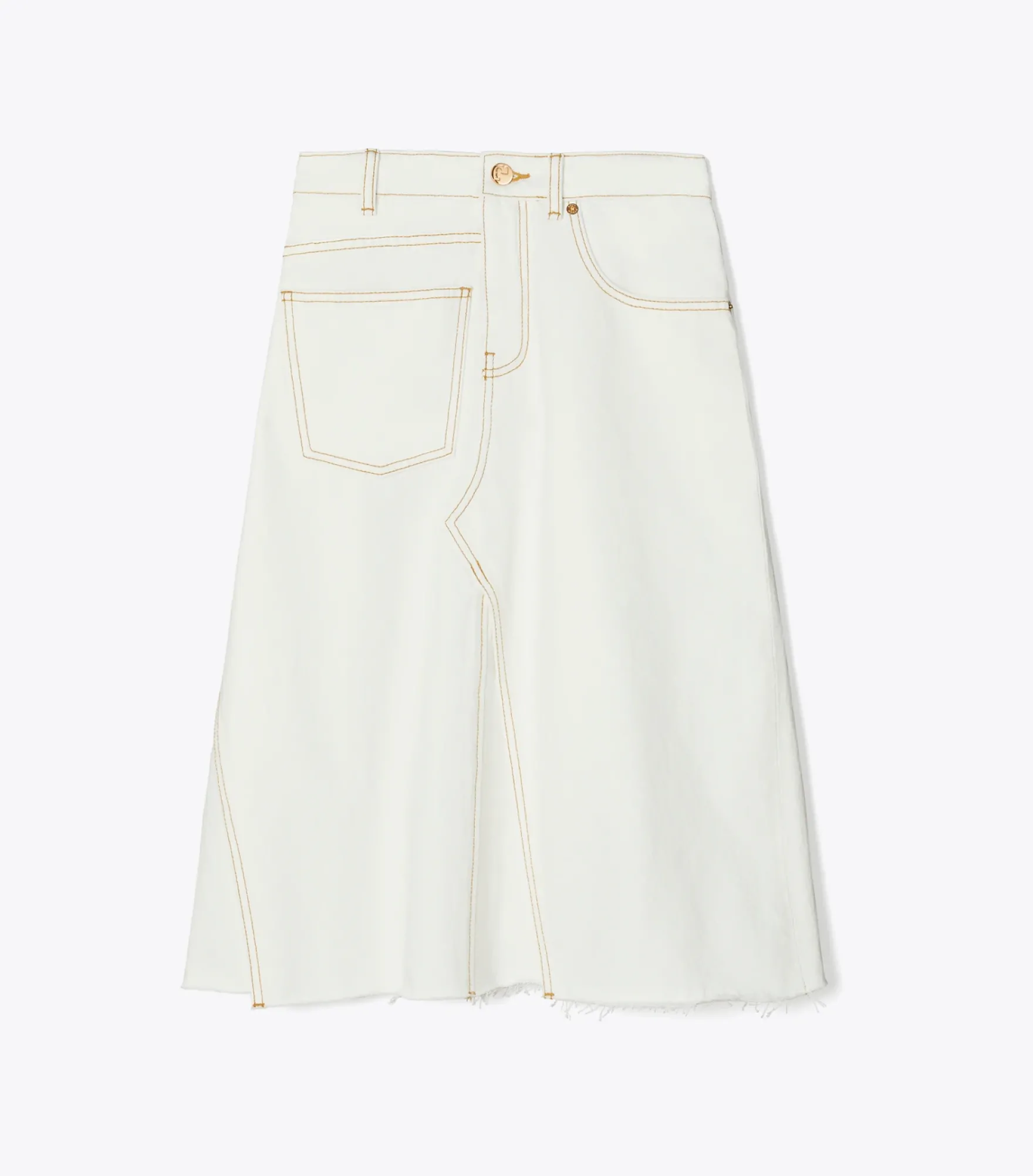 UNSTRUKTURIERTER JEANSROCK