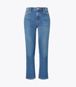 VERKÜRZTE, AUSGESTELLTE JEANS