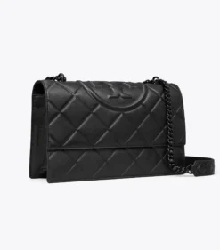 WANDELBARE FLEMING SCHULTERTASCHE AUS POLIERTEM NARBENLEDER