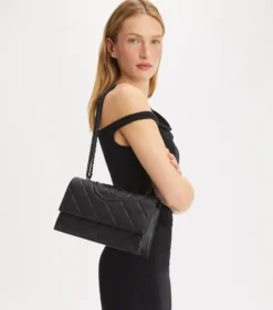 WANDELBARE FLEMING SCHULTERTASCHE AUS POLIERTEM NARBENLEDER