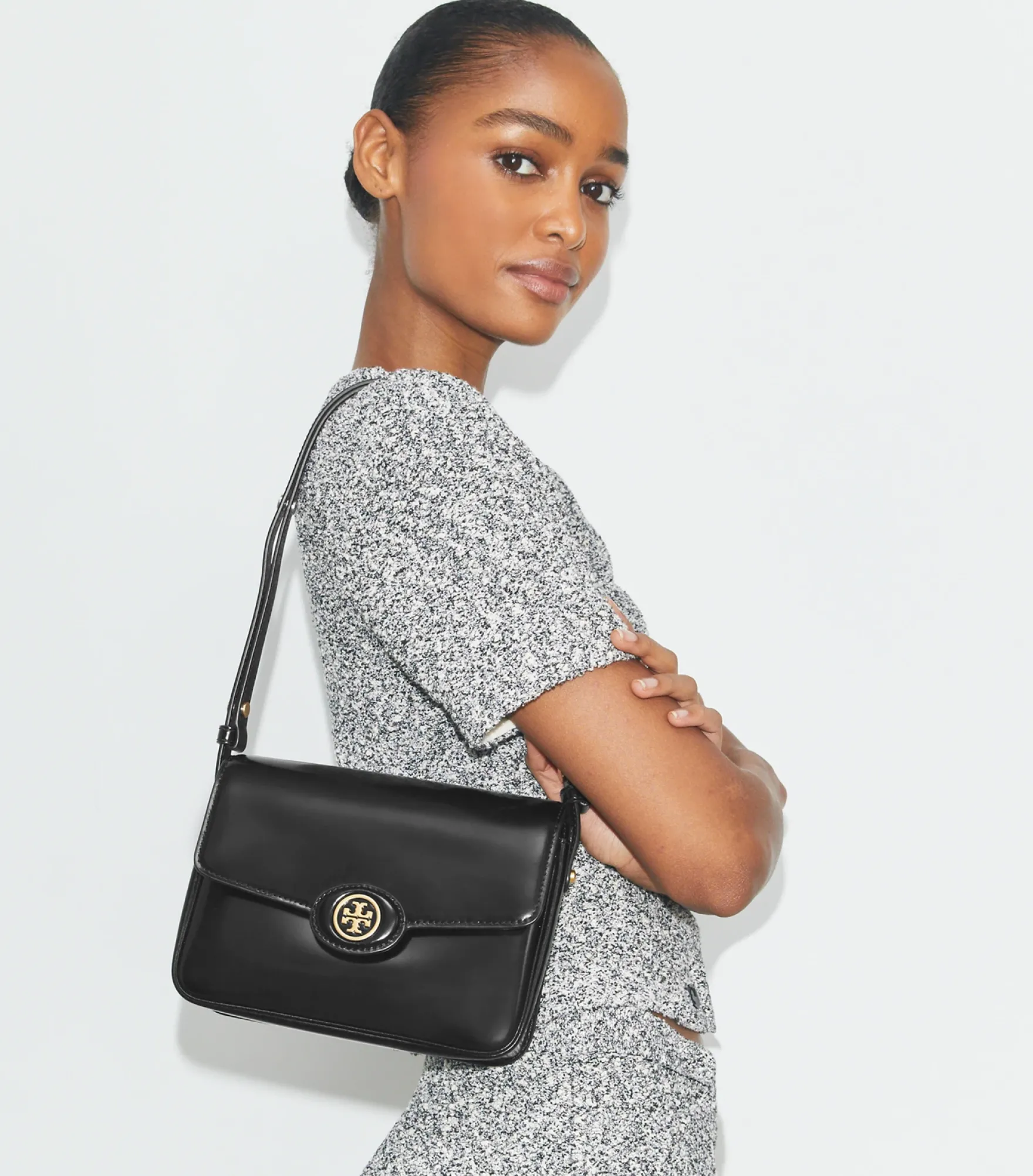 WANDELBARE ROBINSON SCHULTERTASCHE AUS SPAZZOLATOLEDER