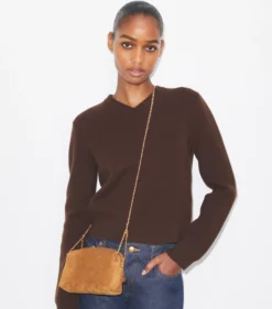 WEICHE FLEMING CROSSBODY BAG AUS WILDLEDER
