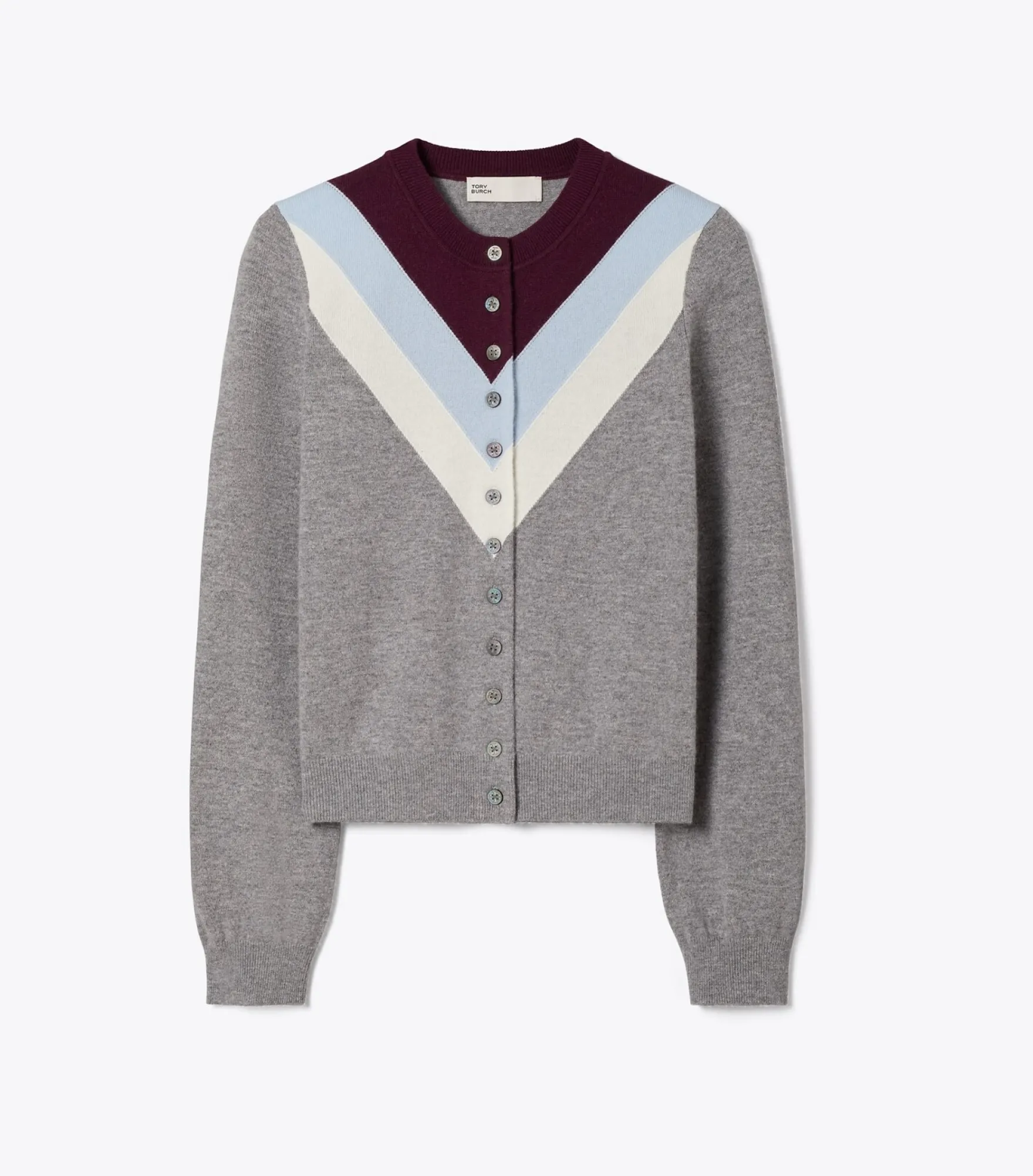 WOLLCARDIGAN MIT CHEVRONMUSTER