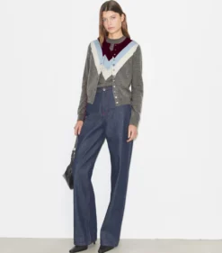 WOLLCARDIGAN MIT CHEVRONMUSTER