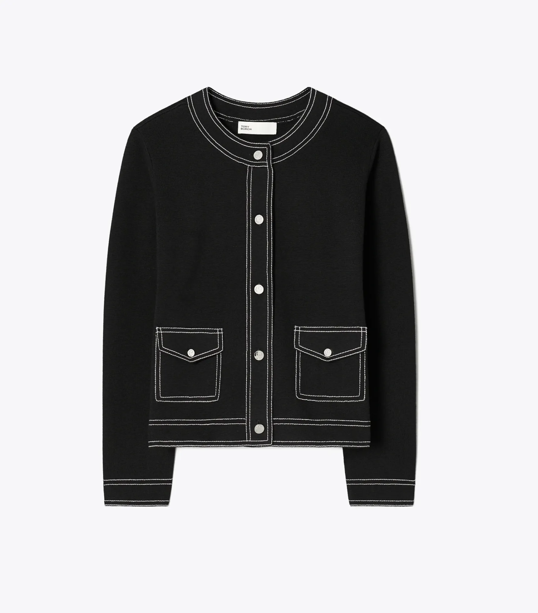 WOLLCARDIGAN MIT STEPPNÄHTEN