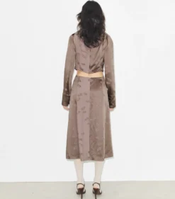 WRAPAROUND-KLEID AUS VISKOSE