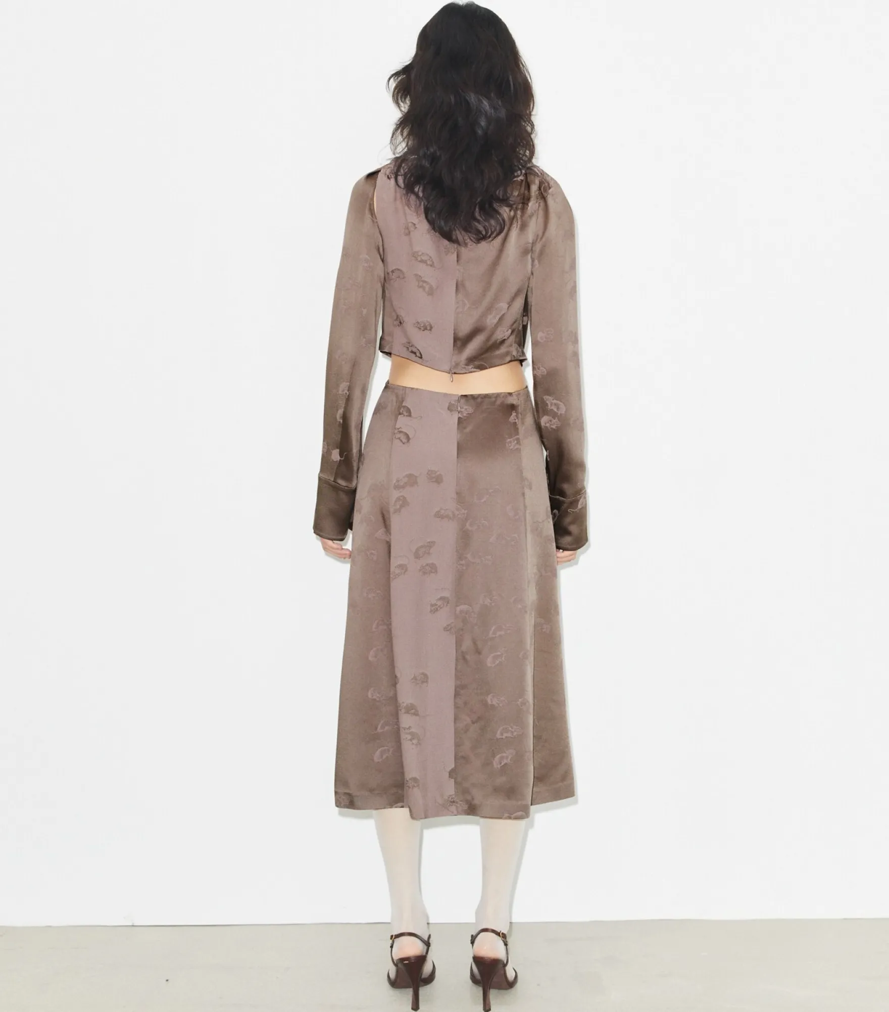 WRAPAROUND-KLEID AUS VISKOSE