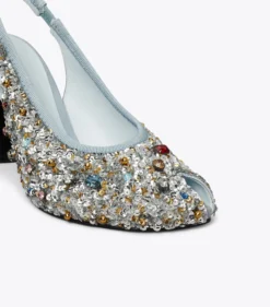ZEHENFREIER SLINGBACK-PUMPS